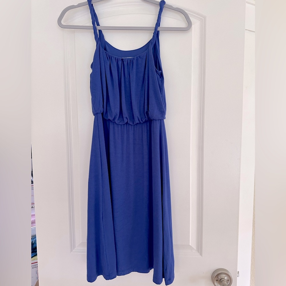 Ann Taylor LOFT Sleeveless Sundress Womens Size XS Blue A-Line
